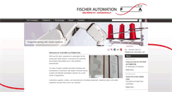 Desktop Screenshot of fischer-automation.com
